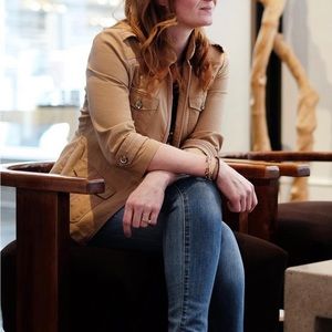 Tan Jacket, White House Black Market size 4